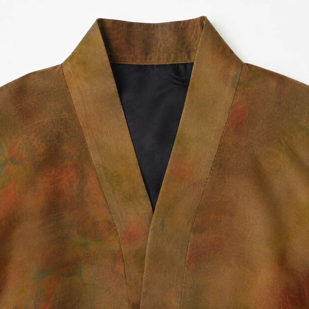 Antique Timber Xiangyun Silk Belted Robe Gown